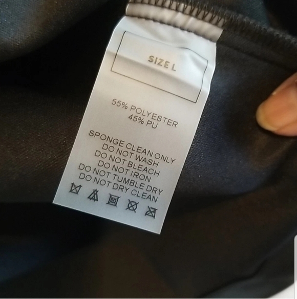 Maniere De Voir Mens Jacket Vegan Leather Size L Half Sleeves Like New - Picture 5 of 10